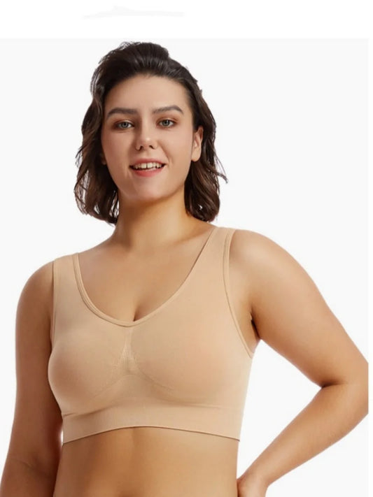 Breathable Comfort  Push-Up Sports Bra