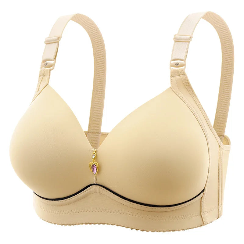 Sexy Bra Women Front Fastening Push Up  No Steel