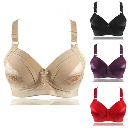 Wireless Push-Up Bra Quality Breathable Cotton Lingerie