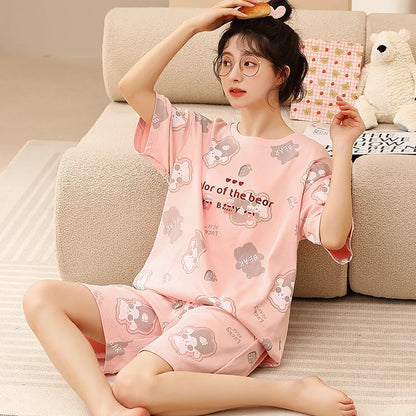 Summer Pajama Set for Girls and Young Women