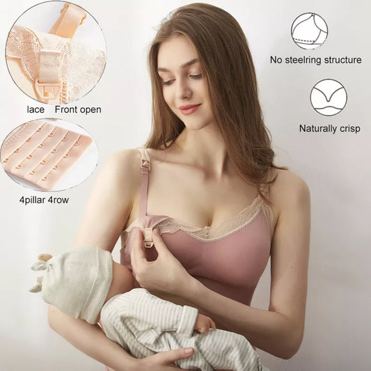 Lace Maternity Nursing Bra