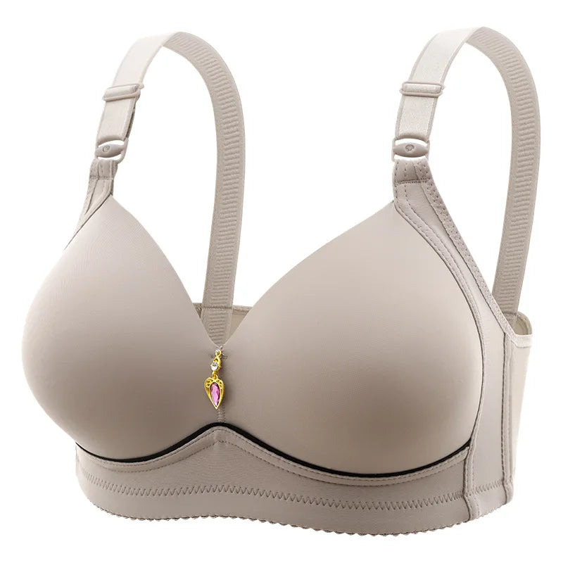 Sexy Bra Women Front Fastening Push Up  No Steel